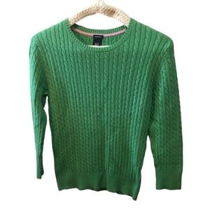Gap Green Cable Knit Sweater Women’s. Stretchy, Size Small. Pre Owned.